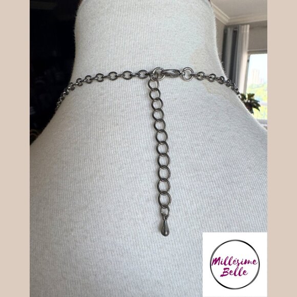 Statement Circle Necklace - Picture 3 of 3